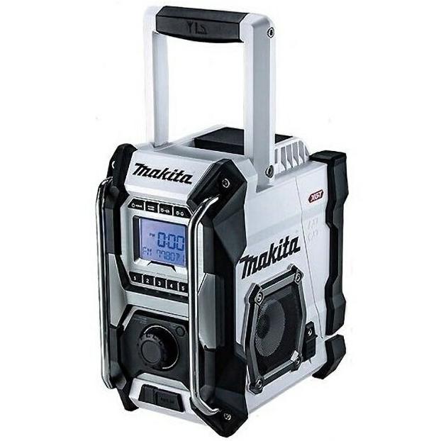 Makita ラジオMR001GZW マキタ（makita） 充電式ラジオ MR001GZW 白 本体のみ 大型スピーカ×2