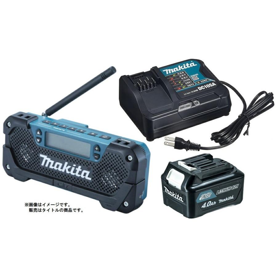 マキタ（makita） 充電式ラジオ MR052+バッテリBL1040Bx1個+充電