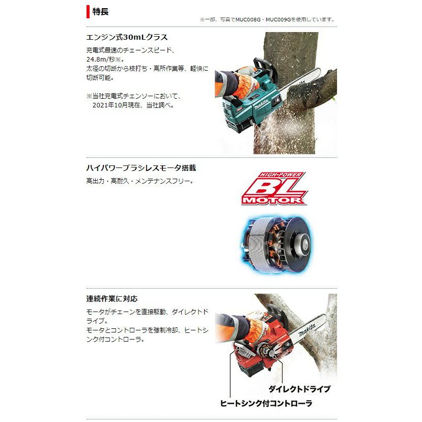 マキタ (マキタ) 充電式チェンソー MUC002GRDX 青 バッテリ マキタ (マキタ) 充電式チェンソー MUC002GRDX 青 バッテリ