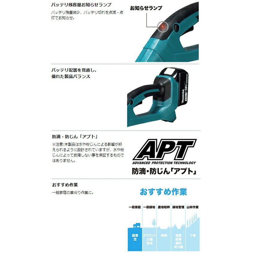 マキタ 充電式草刈機 MUR193DZ ループハンドル 本体のみ セット品バラシ 18V対応 makita 大型商品｜toolking｜06