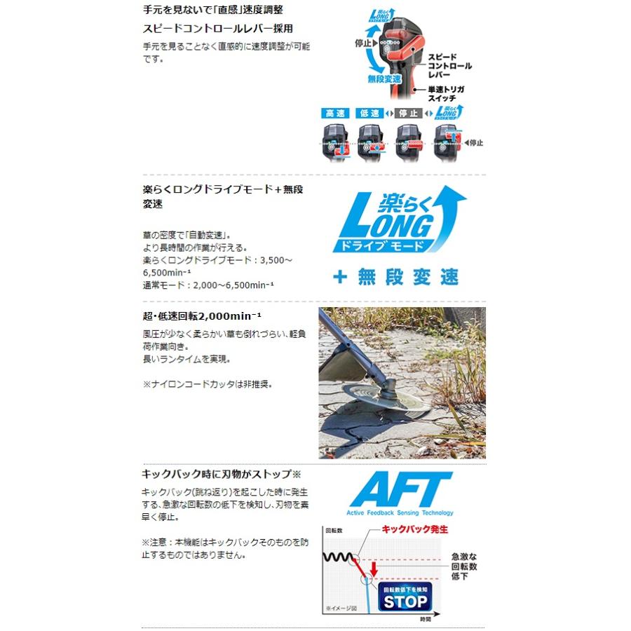 マキタ（makita） 充電式草刈機 MUR195SDZ Uハンドル 本体のみ 刈込幅