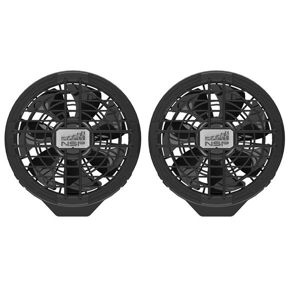空調服 TM NZ-FA12 Nクールウェア用ファン 2個入 ブラック 12V専用