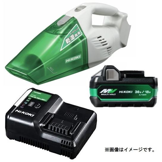 HiKOKI 18V コードレスクリーナー バッテリー 充電器付 フィルター新品 新品HiKOKI コードレスクリーナー バッテリー、充電器付き