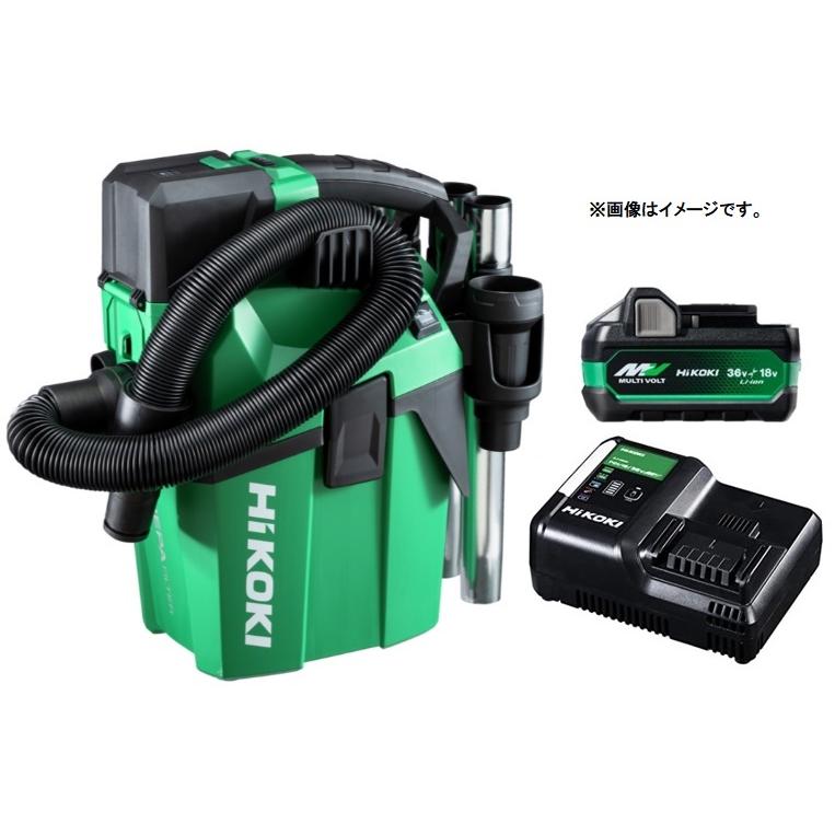 在庫 HiKOKI コードレス集じん機 RP18DA(NN)+バッテリBSL36A18X+充電器 