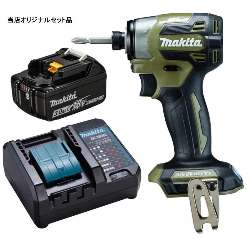 マキタ（makita） 充電式インパクトドライバ オリーブ TD173DZO+