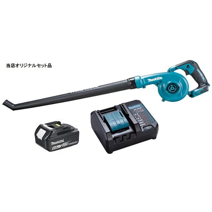 マキタ（makita） 充電式ブロワ UB186DZ+バッテリBL1860B+充電器DC18WC 