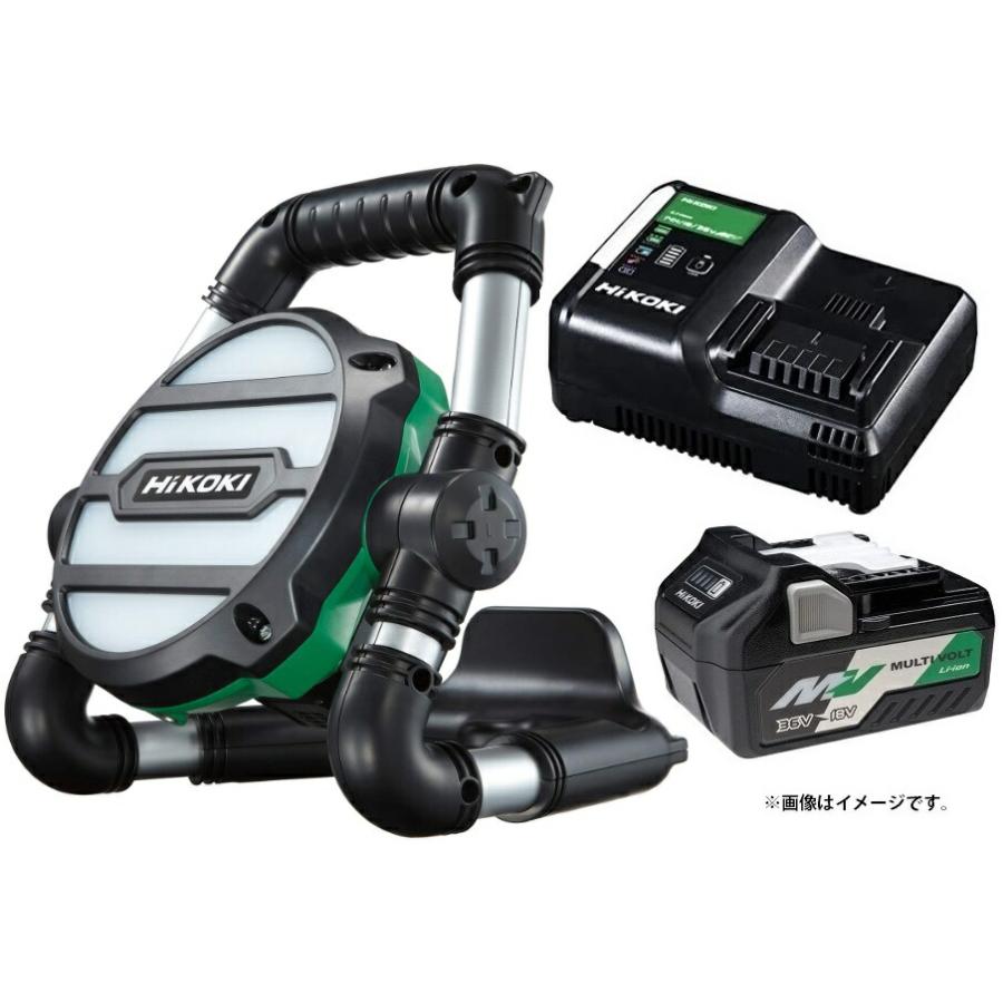 HiKOKI コードレスワークライト UB18DGL(S)(XP) バッテリ