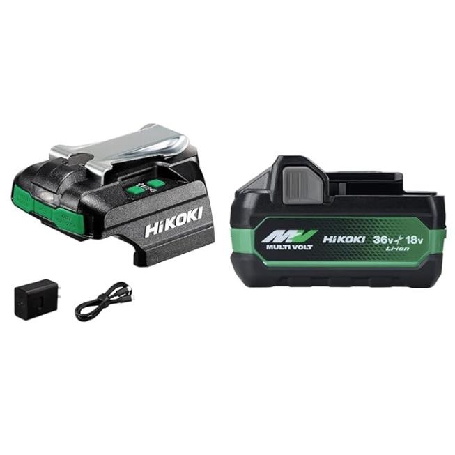 HiKOKI（ハイコーキ） HiKOKI USB対応充電器 UC18DA(NM)+バッテリ