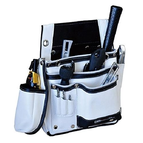 582504 DTL-11-WH DBLTACT 本革腰袋 ホワイト : TOOLMANIA 582504 DTL-11-WH DBLTACT 本革腰袋 ホワイト : TOOLMANIA