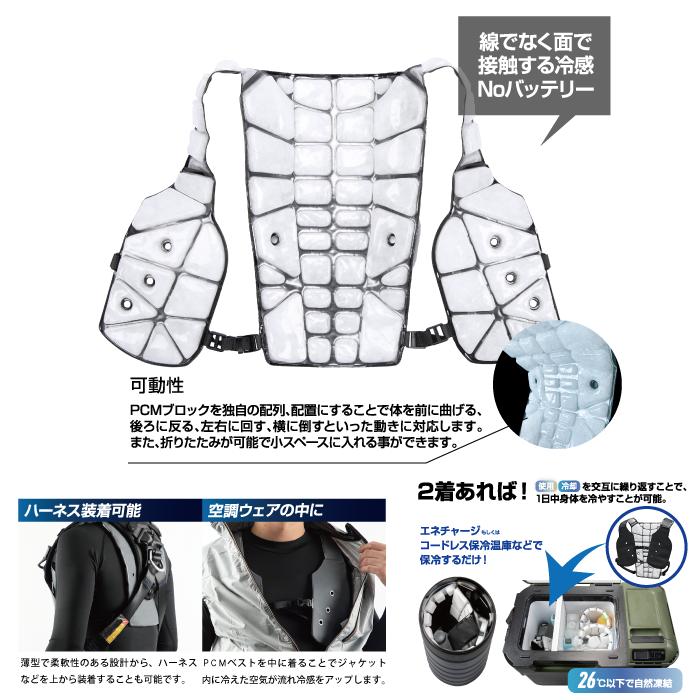お待たせ! YAMASHIN 【2024年モデル】山真製鋸 JAPAN)ICM-PV-BK (Y'sGOD 暑さ対策・冷却グッズ