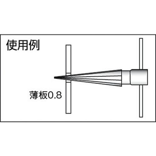 TRUSCO シャーシリーマー 寸法Φ4~22  ( 入数 1 )｜toolmeister-s｜02