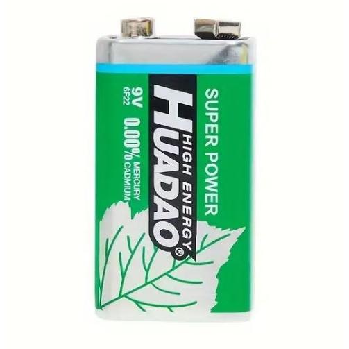 9V マンガン電池 10本 6F22 9V型 乾電池 HUADAO 9ボルト角型電池 006P