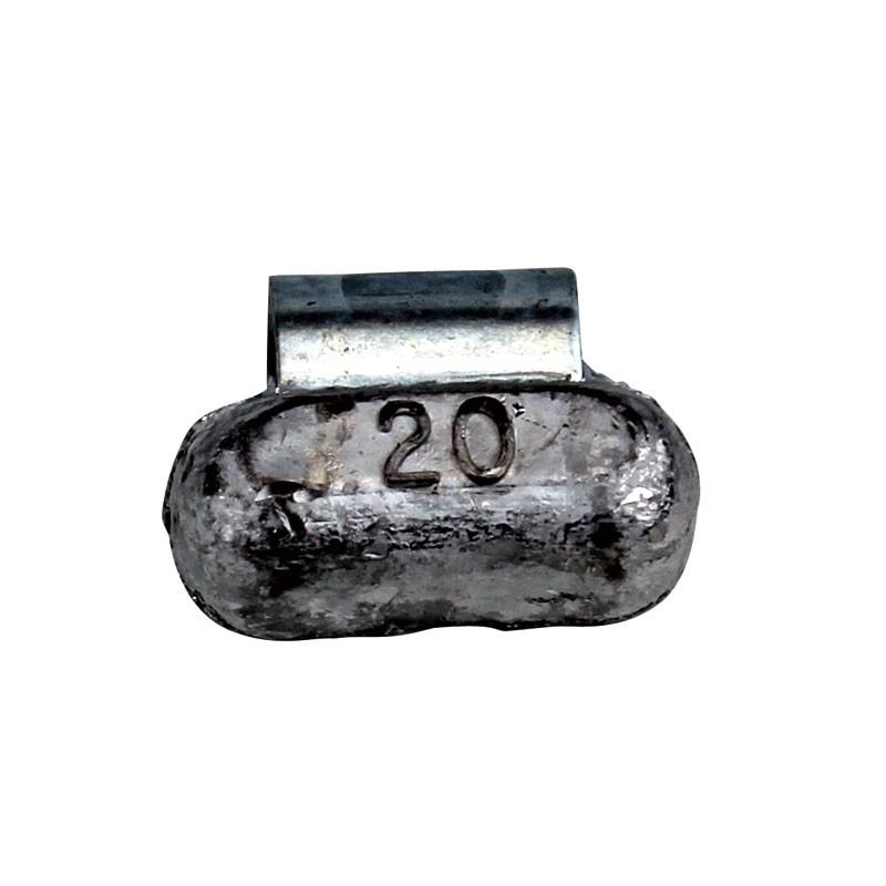 純正タイプアルミホイール用打込みウエイト 厚型フランジ用 20g 100コ入 |  | 01