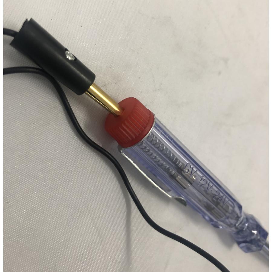 MODE】直流検電テスター 光で確認 DC12V DC24V どちらでも使用可 簡易