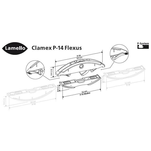 Lamello クラメックス P-14 フレクサス (80組入) : TOOLS.GR - 通販 