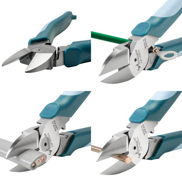ツノダ パワー薄刃ニッパー (偏芯テコ原理採用) 225mm PW-305DG ツノダ パワー薄刃ニッパー (偏芯テコ原理採用) 225mm PW-305DG