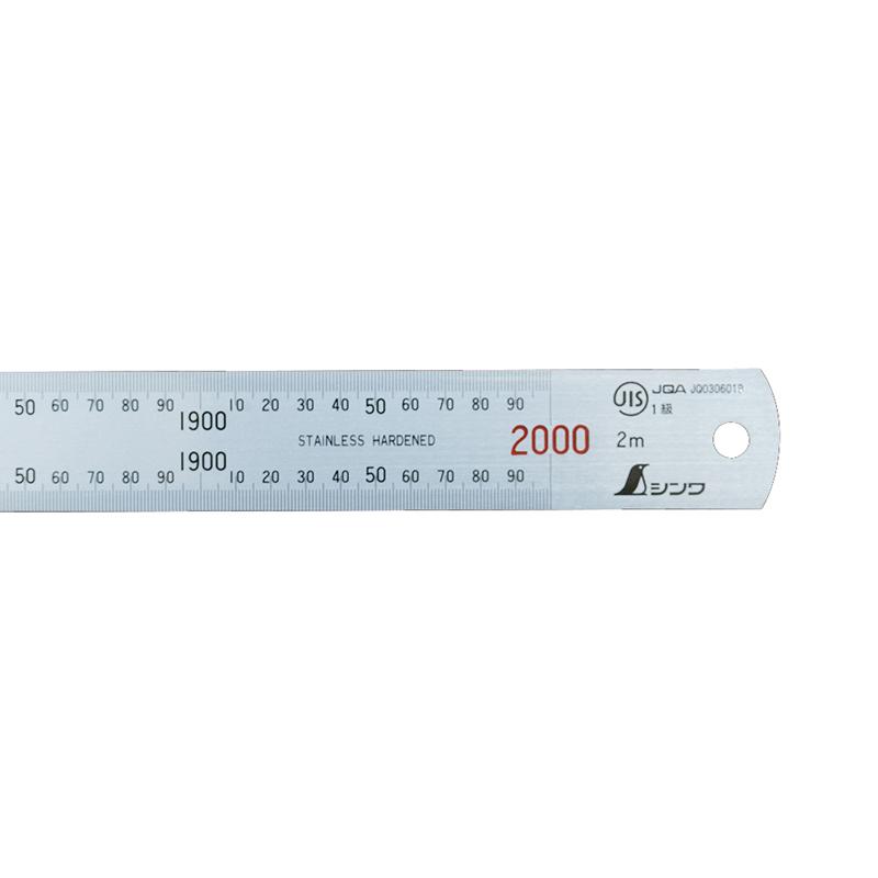 人気商品 直尺 ステン 15cm赤数字入 JIS 14001 ステンレス スケール 定規 シンワ測定