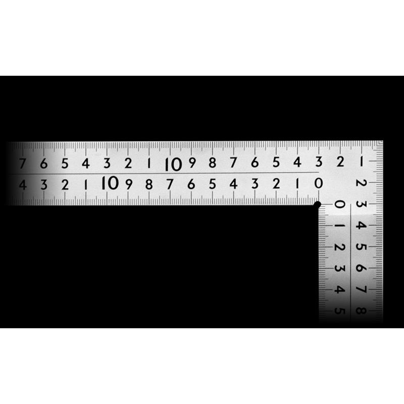 シンワ測定 曲尺中金普及型 ステン 60×30cm 表裏同目 8段目盛