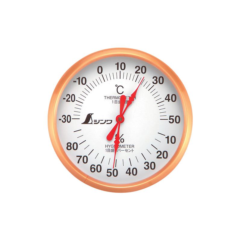 Rさん専用 シンワ測定 温湿度計 U−1 丸型 10cm 72691 : TOOLS ONLINE