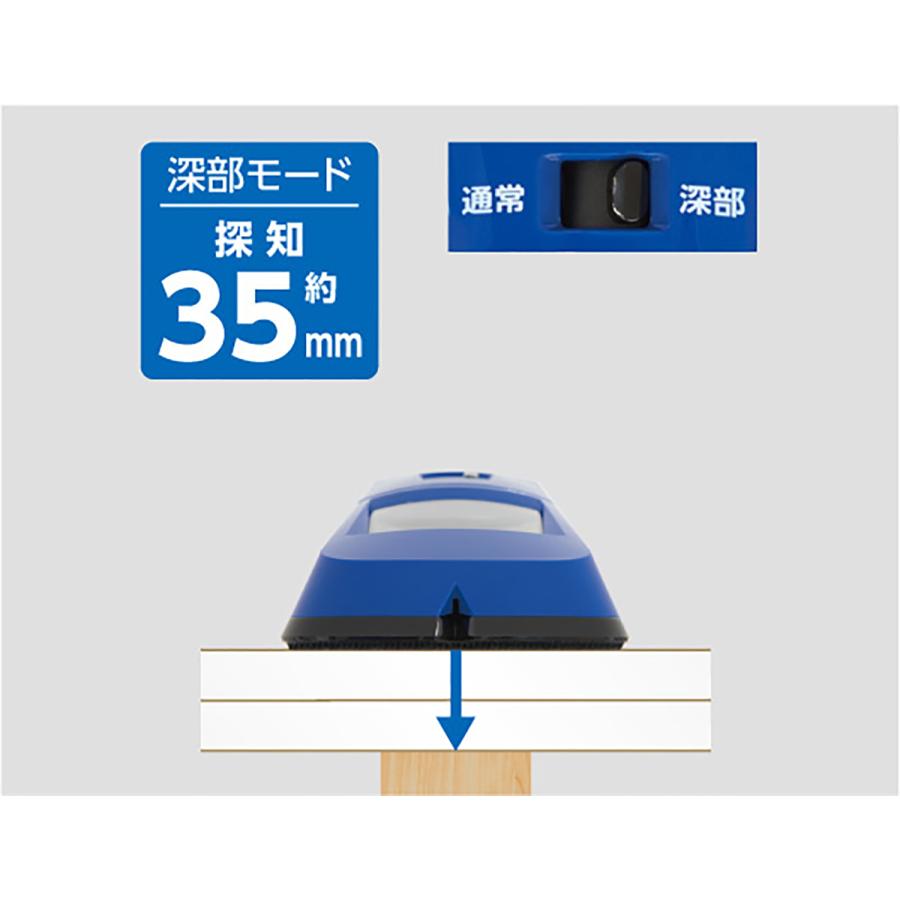 シンワ測定 79154 下地センサー Basic+ 深部・電線探知 : TOOLS