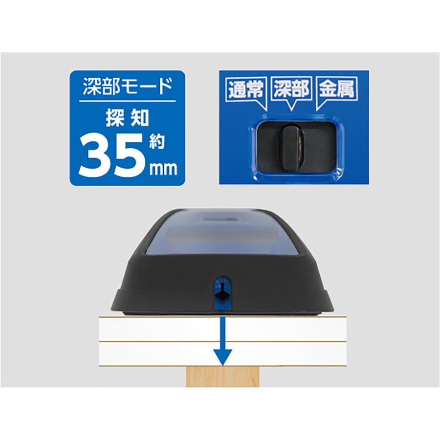 シンワ測定 79156 下地センサー Pro+ 金属・中心・深部・電線 シンワ測定 79156 下地センサー Pro+ 金属・中心・深部・電線