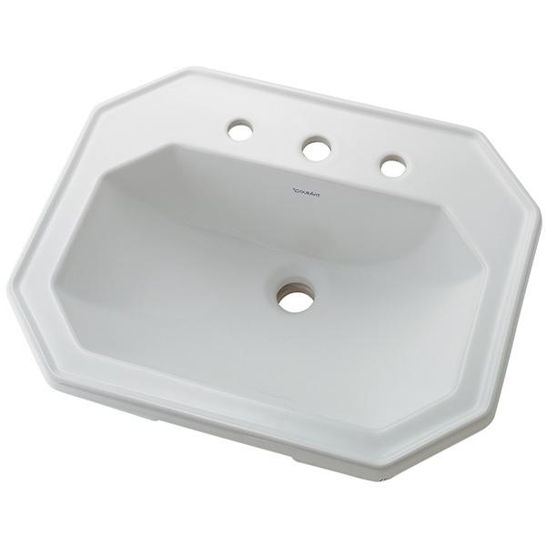 カクダイ #DU-0476580030 角型洗面器//3ホール