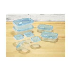 カクセー CB-10PC クリアブルーコンテナ ワンタッチ 10PCS : TOOLS