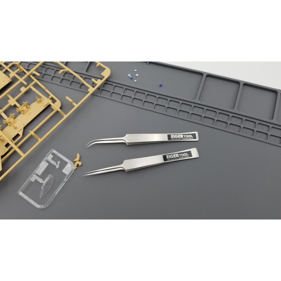 アイガーツール 沼ピンセット 曲 125mm ENPC-125 : TOOLS ONLINE