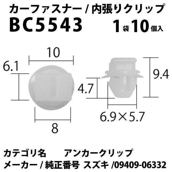 内張りクリップ 10個セット アンカークリップ VOSTONE ボストンBC5543