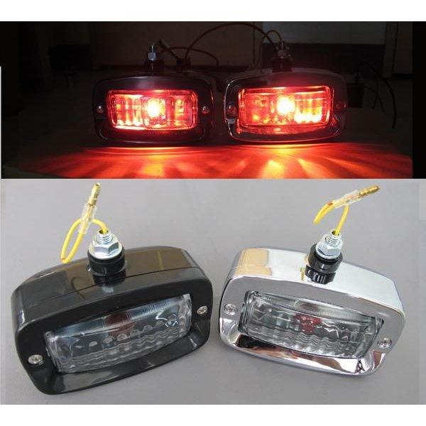 汎用リアフォグランプ 12V23W 黒ブラック or 銀シルバー l バック