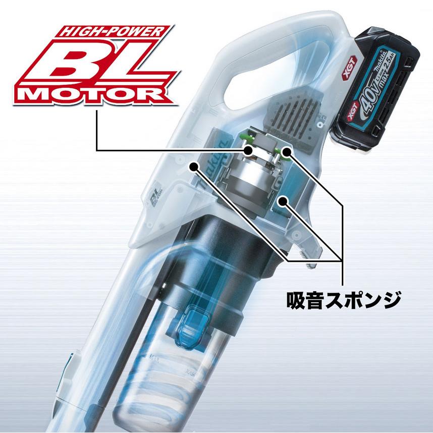 マキタ（makita） 40Vmax 充電式クリーナー CL004GRDG/W サイクロン