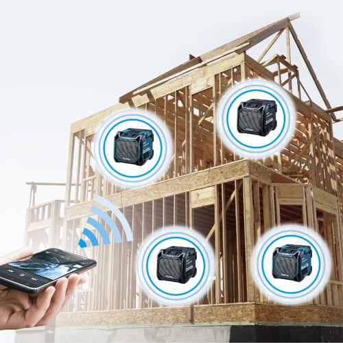 マキタ（makita） 充電式スピーカー MR203 Bluetooth/AUX外部入力対応