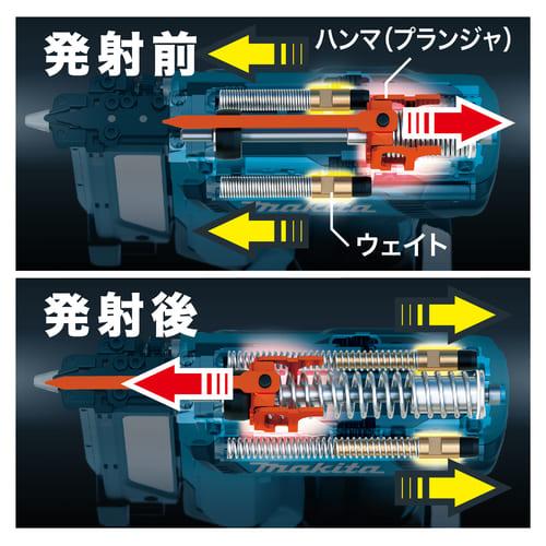 マキタ（makita） 18V 充電式ピンタッカ PT353DZK 本体+ケースのみ