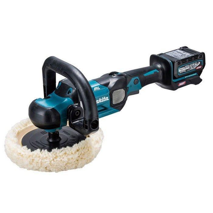 【2022年発売 最新モデル / 新品・未使用品】　makita（マキタ）　40Vmax　180mm充電式ポリッシャ　PV001GRD　バッテリ×1本＋充電器セット マキタ（makita） 40Vmax 充電式ポリッシャ PV001GRD 180mm 2.5Ah
