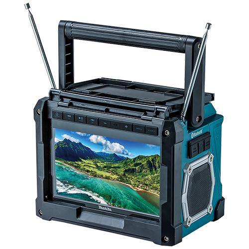 makita  TV100 充電式ラジオ付きテレビ マキタ（makita） 充電式ラジオ付テレビ TV100 本体のみ(バッテリ