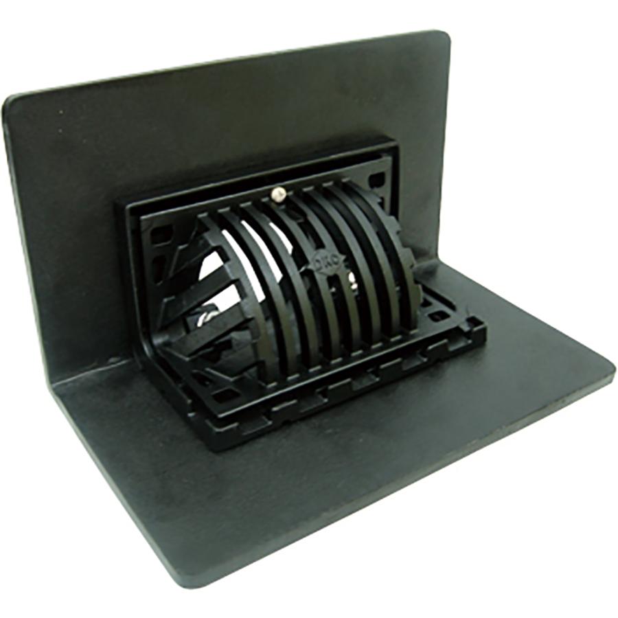 kinoko　805040引き出し　向かって天板金網左側引き出し部防水板 ルーフドレイン よこ口 ねじ込式 寸法 75 打込型 アスファルト防水用