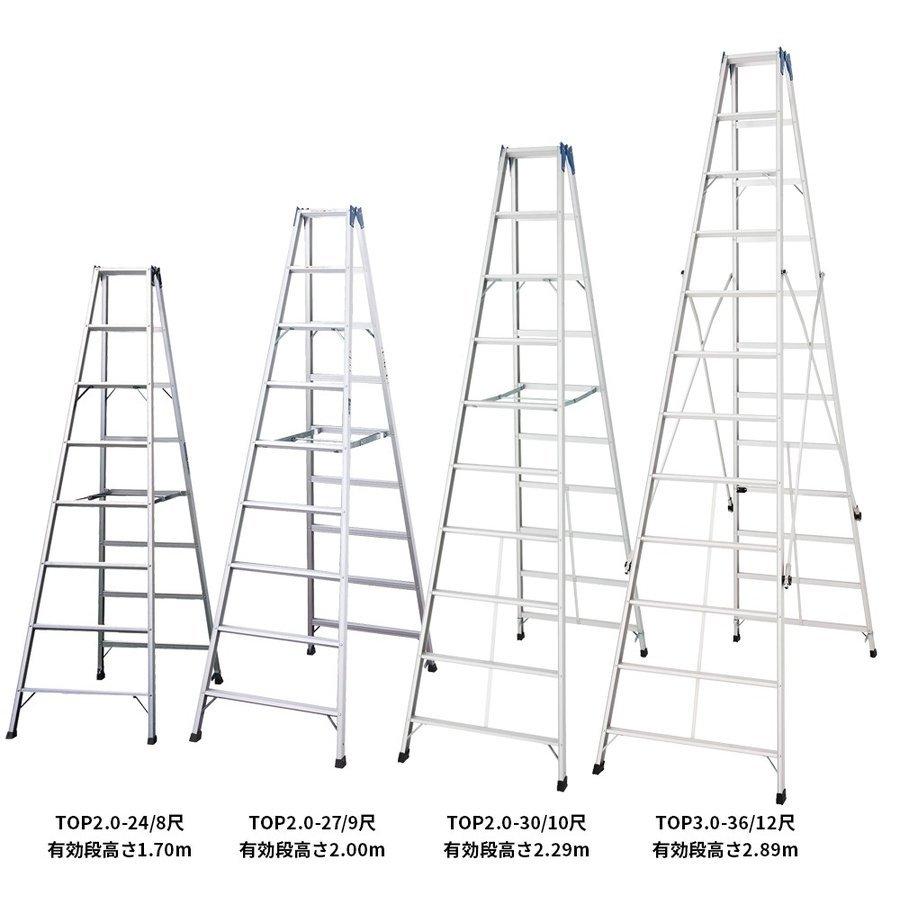 長谷川8尺セット 脚立 TOP2.0-24 専用脚立 長尺 8尺 長谷川工業 hasegawa : ツール