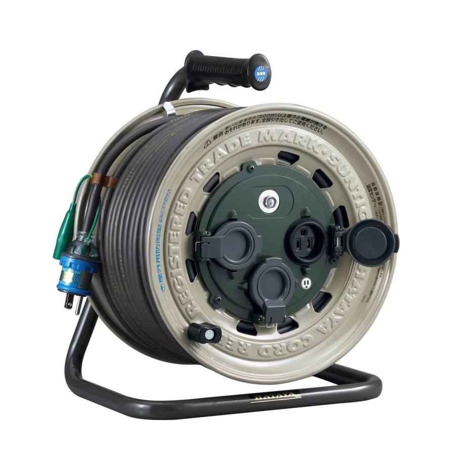 ハタヤ/HATAYA GX-50　サンタイガーレインボーリール（屋外用）（温度センサー付）　50m