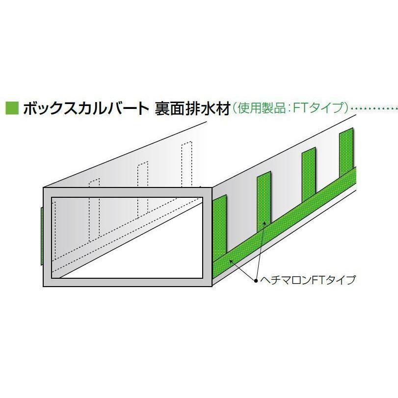 【法人限定】土木用排水材【ヘチマロン】33FT マット型全透水 鉄道、道路等の擁壁裏面排水用の画像