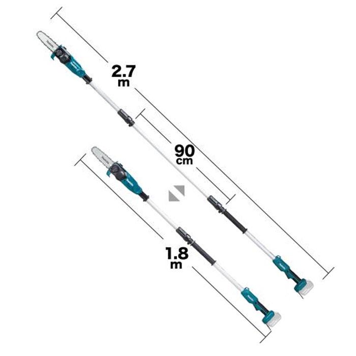 マキタ 18V 充電式高枝チェンソー MUA200DZ 200mm 本体(バッテリ マキタ 18V 充電式高枝チェンソー MUA200DZ 200mm 本体(バッテリ