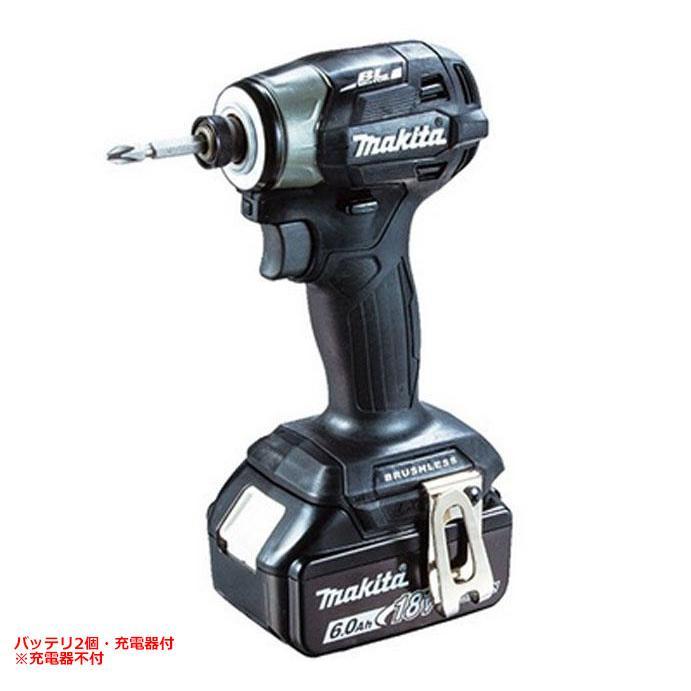 マキタ 18V 充電式インパクトドライバ TD173DXB 黒 6.0Ahバッテリ2個 
