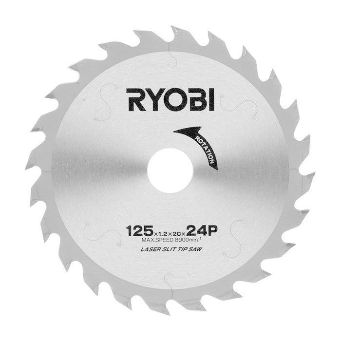 京セラ(旧リョービ) 丸ノコ用 レーザースリットチップソー 外径125mm 刃数24 No.6653471 :6653471:ツールズ匠 通販 京セラ 丸ノコ用チップソー 125mm