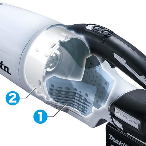 マキタ（makita） 掃除機 CL280FDZW 充電式クリーナー カプセル式 18V