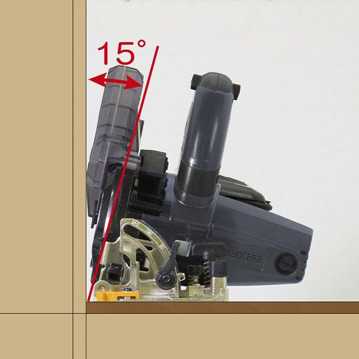 KYOCERA（京セラ） 18V 充電式集じん丸ノコ DNW180L5 125mm 深切タイプ 