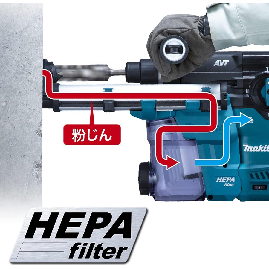 マキタ（makita） 40V 充電式ハンマドリル HR008GZKV 30mm SDSプラス