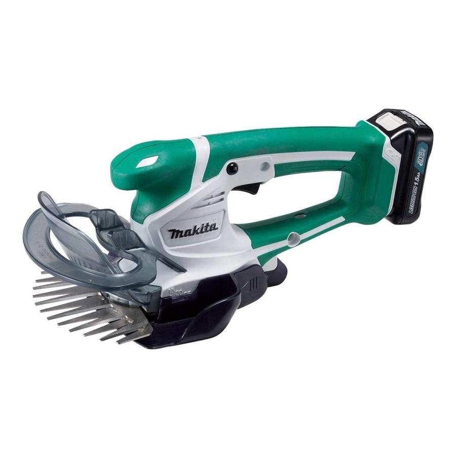 【使用少】マキタ 芝生バリカン MUM600DSH 10.8V充電器バッテリー付 マキタ（makita） 充電式芝生バリカン MUM600DSH 10.8V 1.5Ahバッテリ