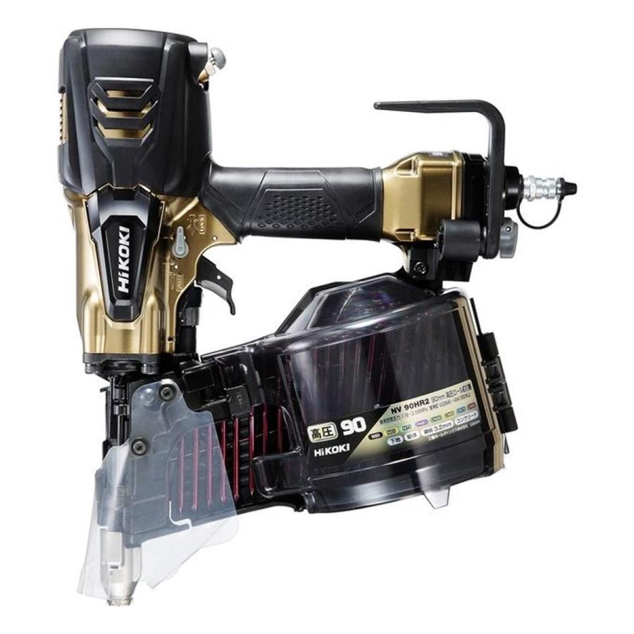 HiKOKI 高圧ロール釘打機 NV90HR2(S) パワー切替機構付 HiKOKI 高圧ロール釘打機 NV90HR2(S) パワー切替機構付