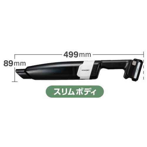 HiKOKI 10.8V コードレスクリーナ R12DB(ESB) 1.5Ahバッテリ・充電器付｜toolstakumi｜04