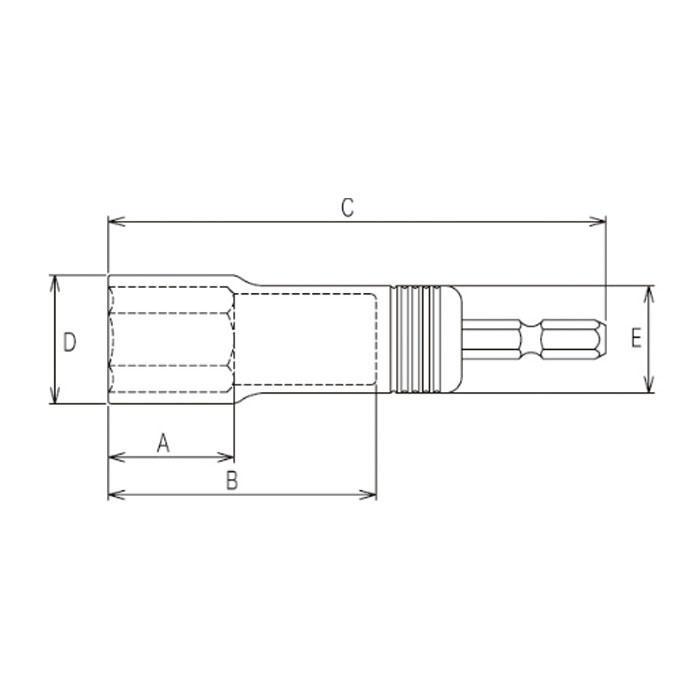 タジマ SDソケット14mm6角 TSK-SD14-6K [在庫限り]｜toolstakumi｜03