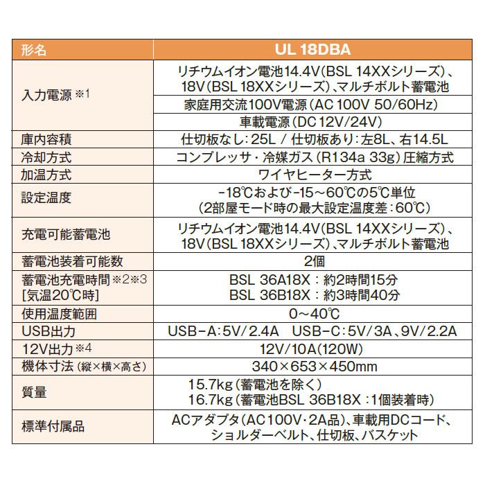 HiKOKI コードレス冷温庫 UL18DBA(WMZ) マルチボルト蓄電池1個付(充電器別売)｜toolstakumi｜09